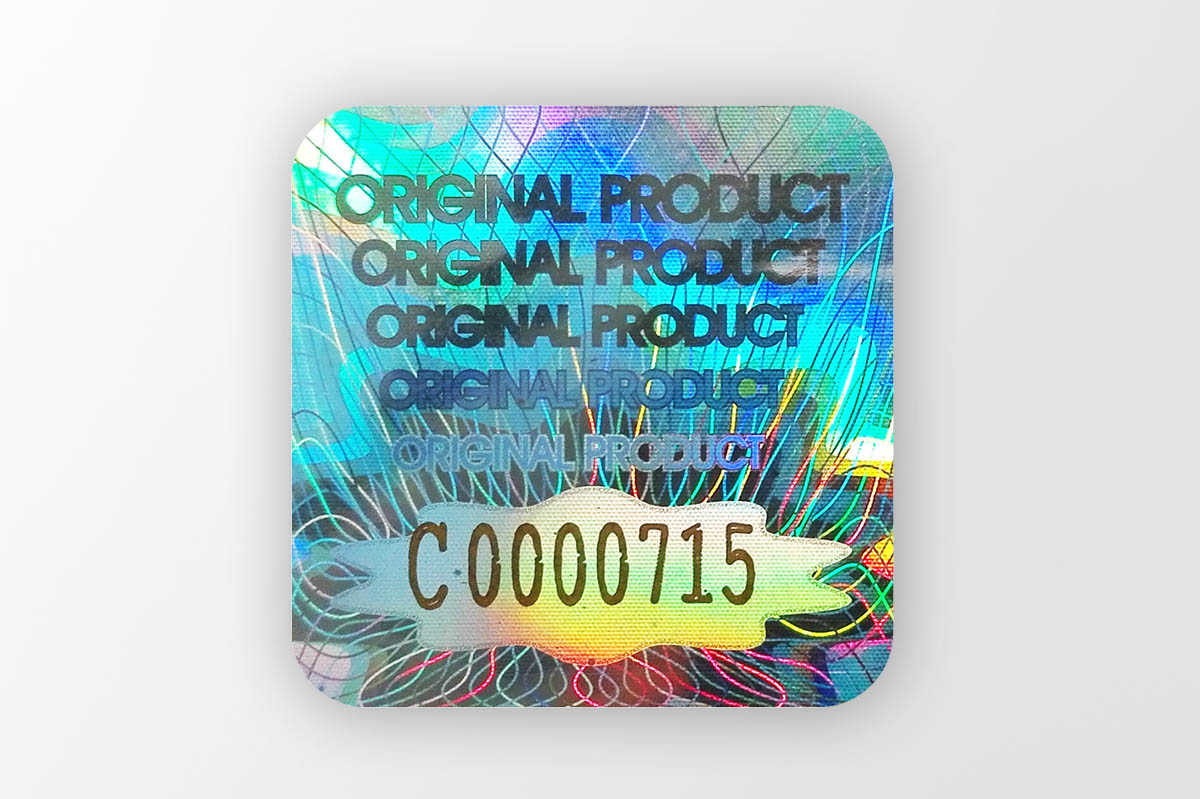Hologram express zielony 20x20mm