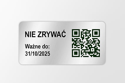 Plomba gwarancyjna VOID fi 20mm